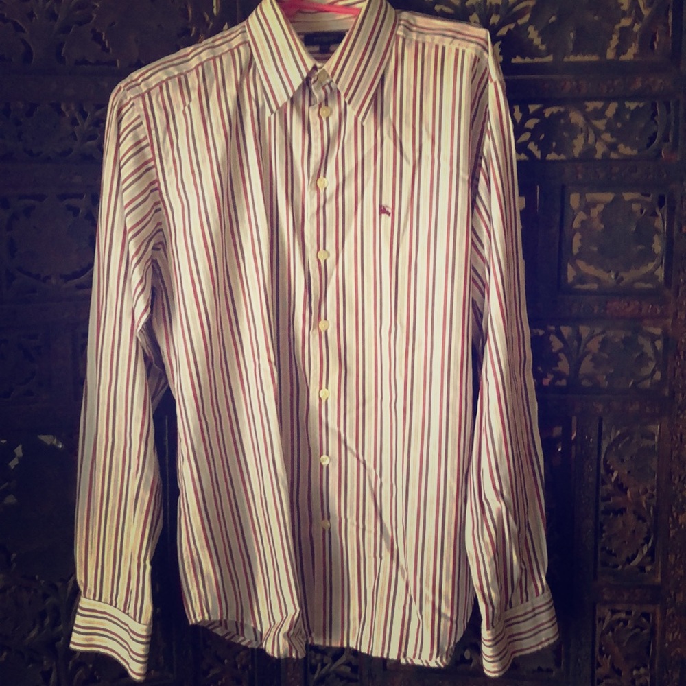 L/s, collared, Burberry, Oxford-size 16-41